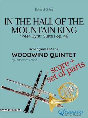 cover image of In the Hall of the Mountain King--Woodwind Quintet score & parts